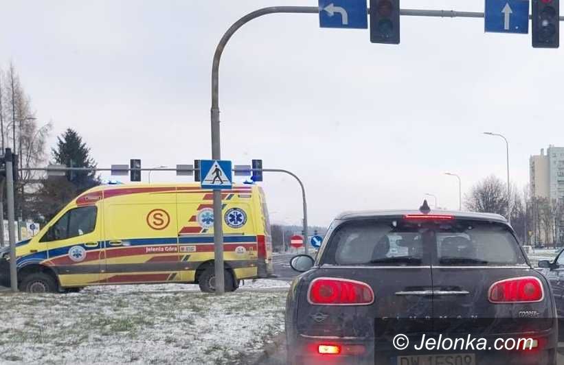 Jelenia Góra: Lekka stłuczka na obwodnicy