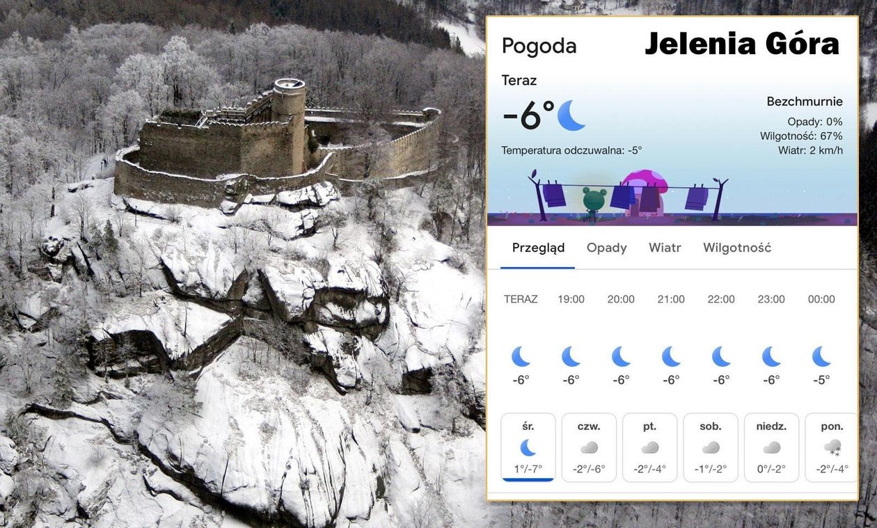 Jelenia Góra: Mróz puszcza od czwartku