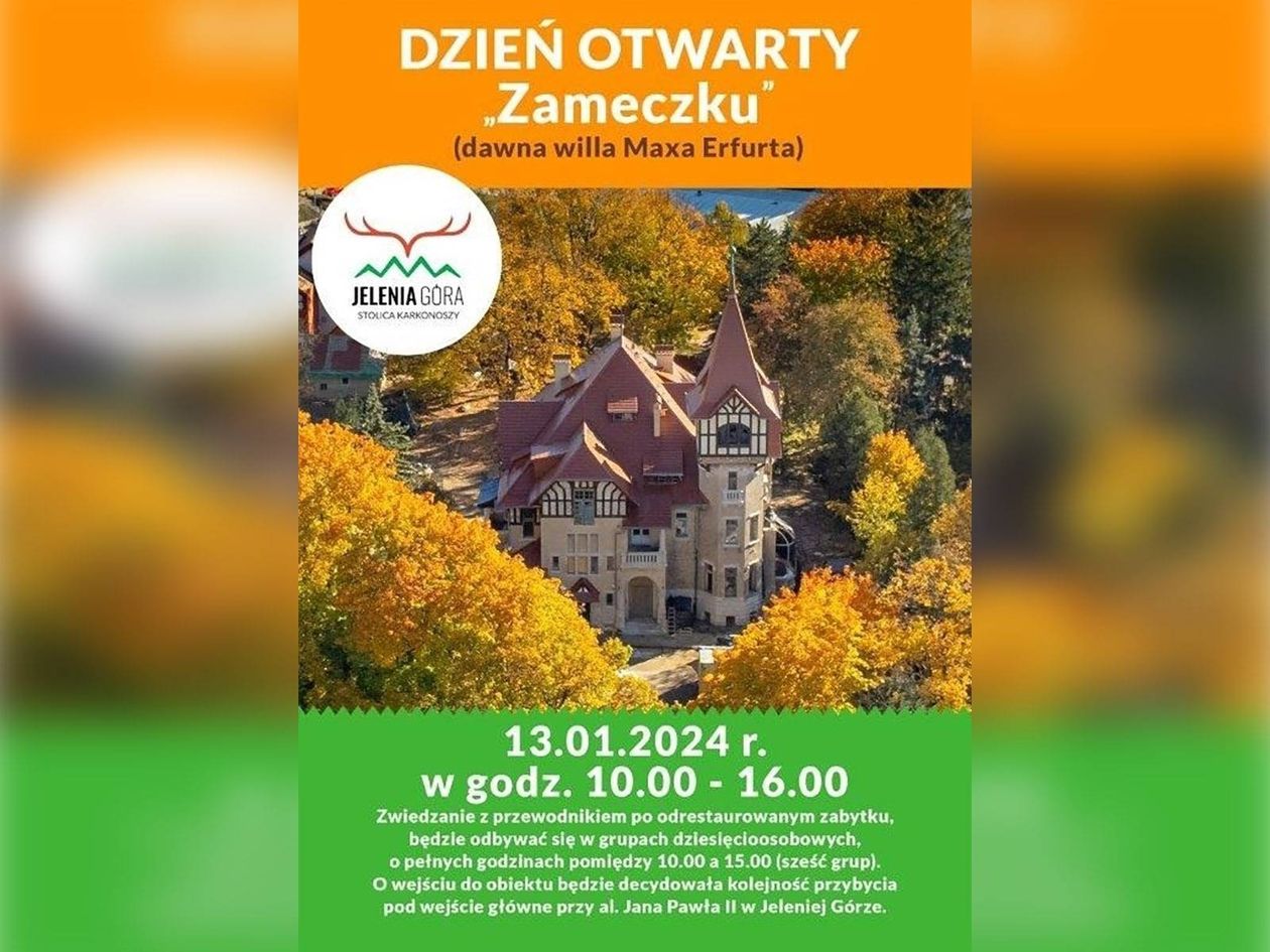 Jelenia Góra: Można zwiedzać "Zameczek"