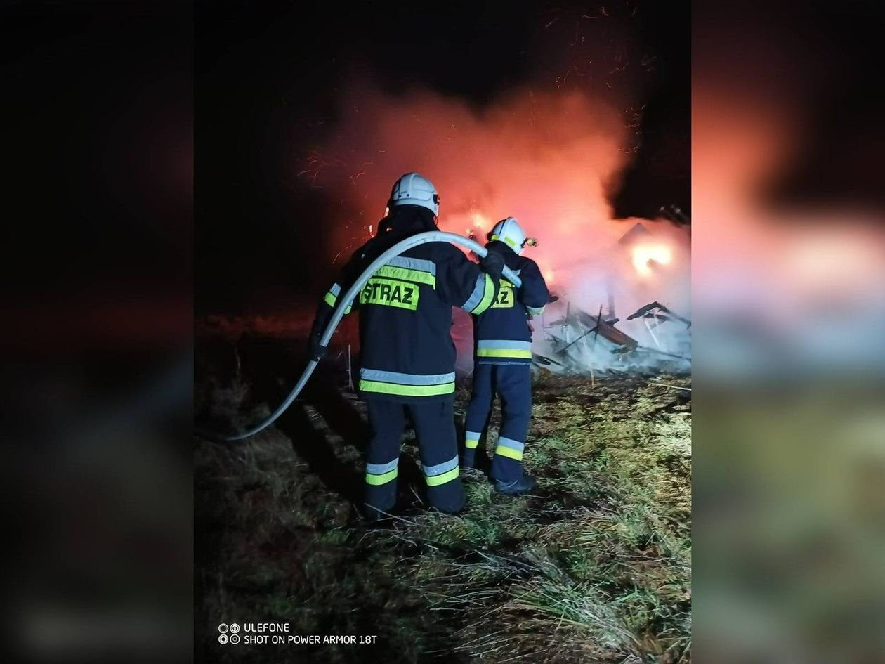 Gryfów Śląski: Pożar na "Sielance"