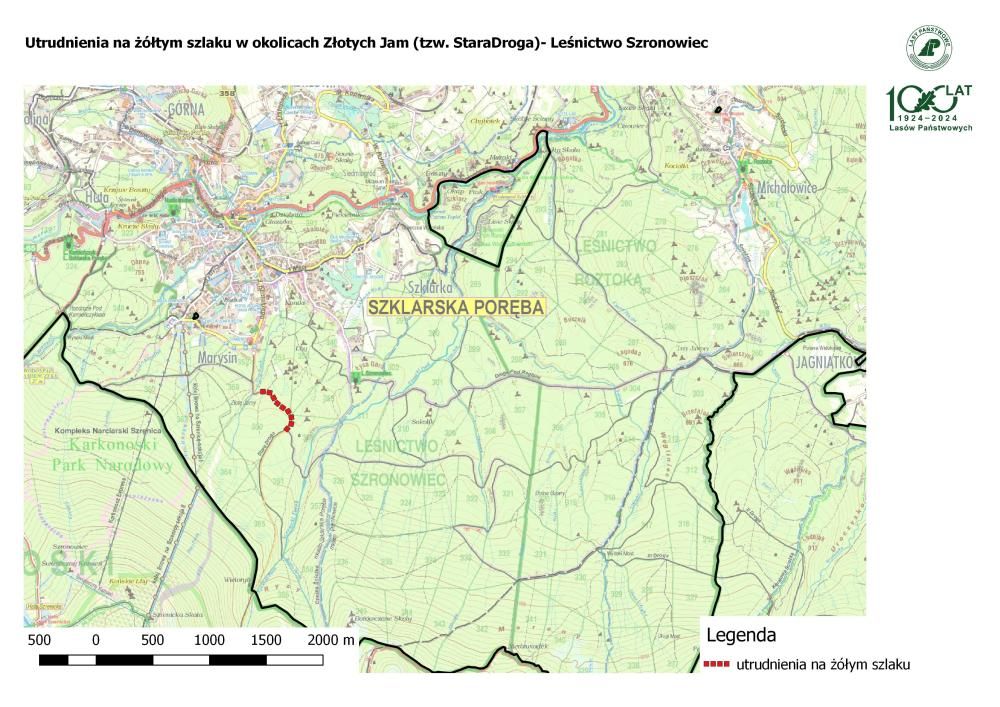 Szklarska Poręba: Utrudnienia na Starej Drodze