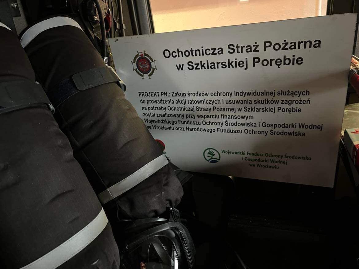 Szklarska Poręba: Nowe aparaty powietrzne dla strażaków