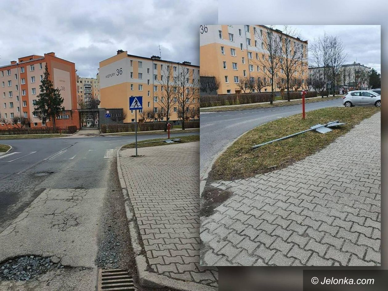 Jelenia Góra: Znak kłopotem dla kierowców