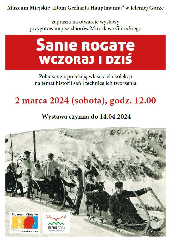 Jelenia Góra: Otwarcie wystawy o saniach rogatych