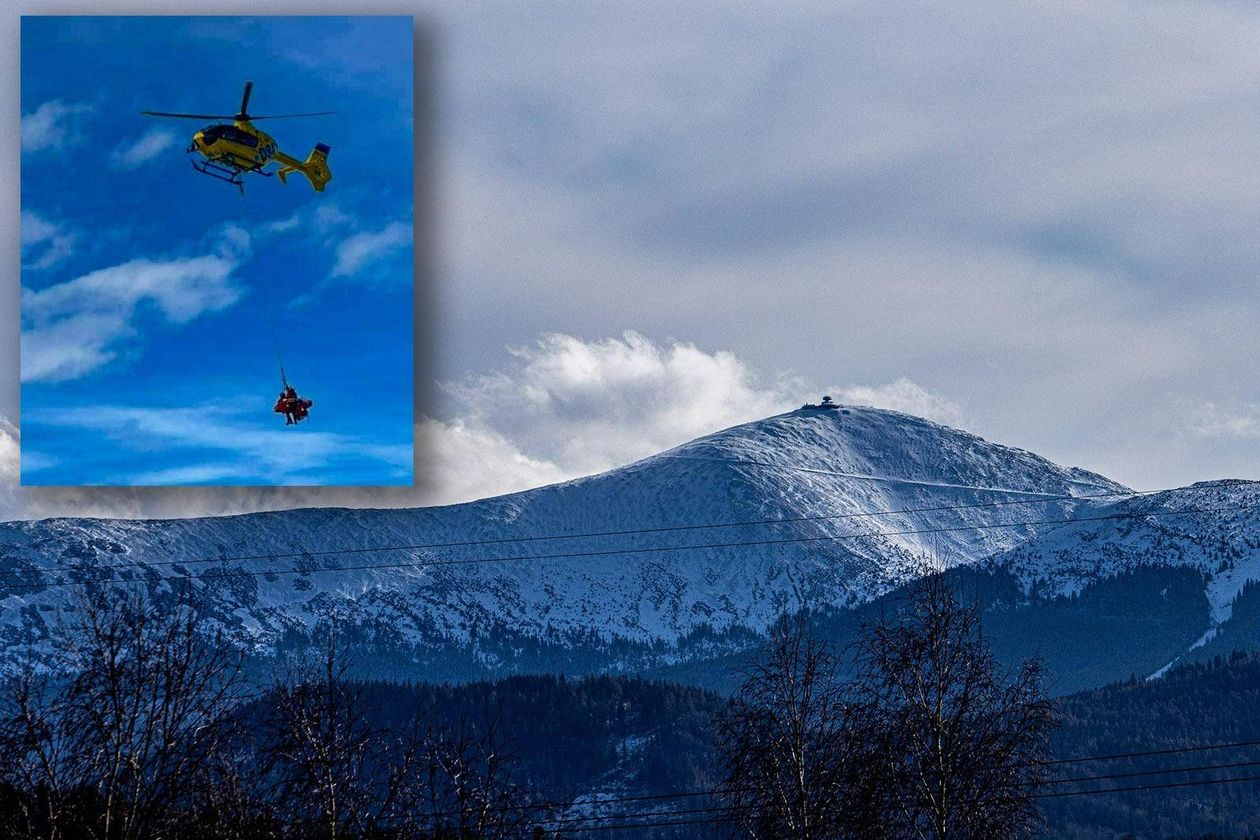 Karkonosze: Znowu wypadek na Śnieżce