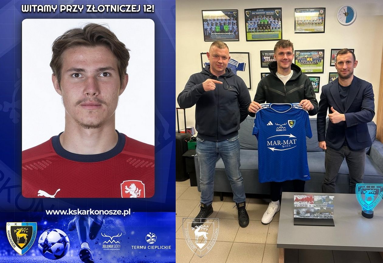 Jelenia Góra: Reprezentant Czech wzmacnia Karkonosze!
