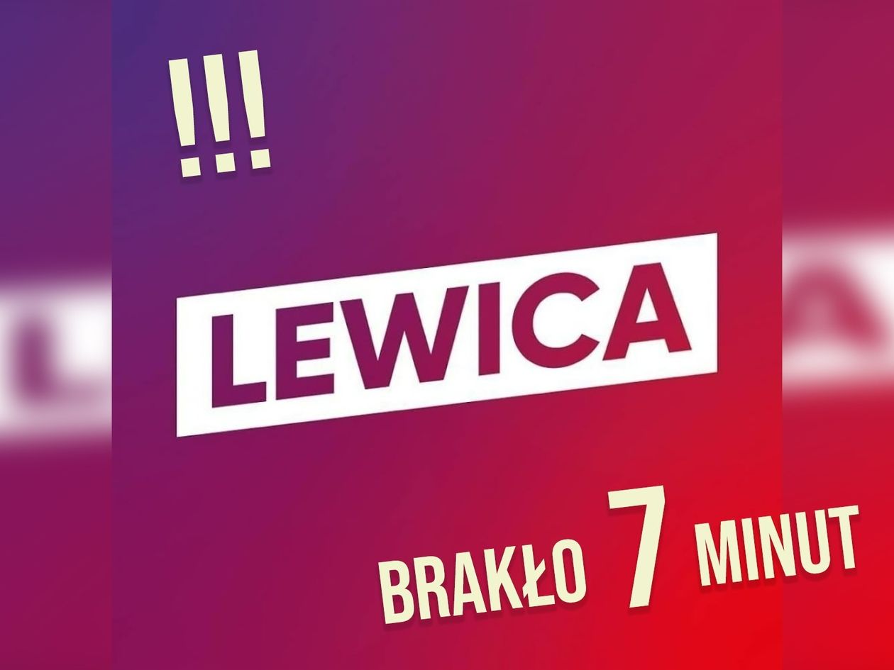 Powiat: Lewica spóźniła się 7 minut!