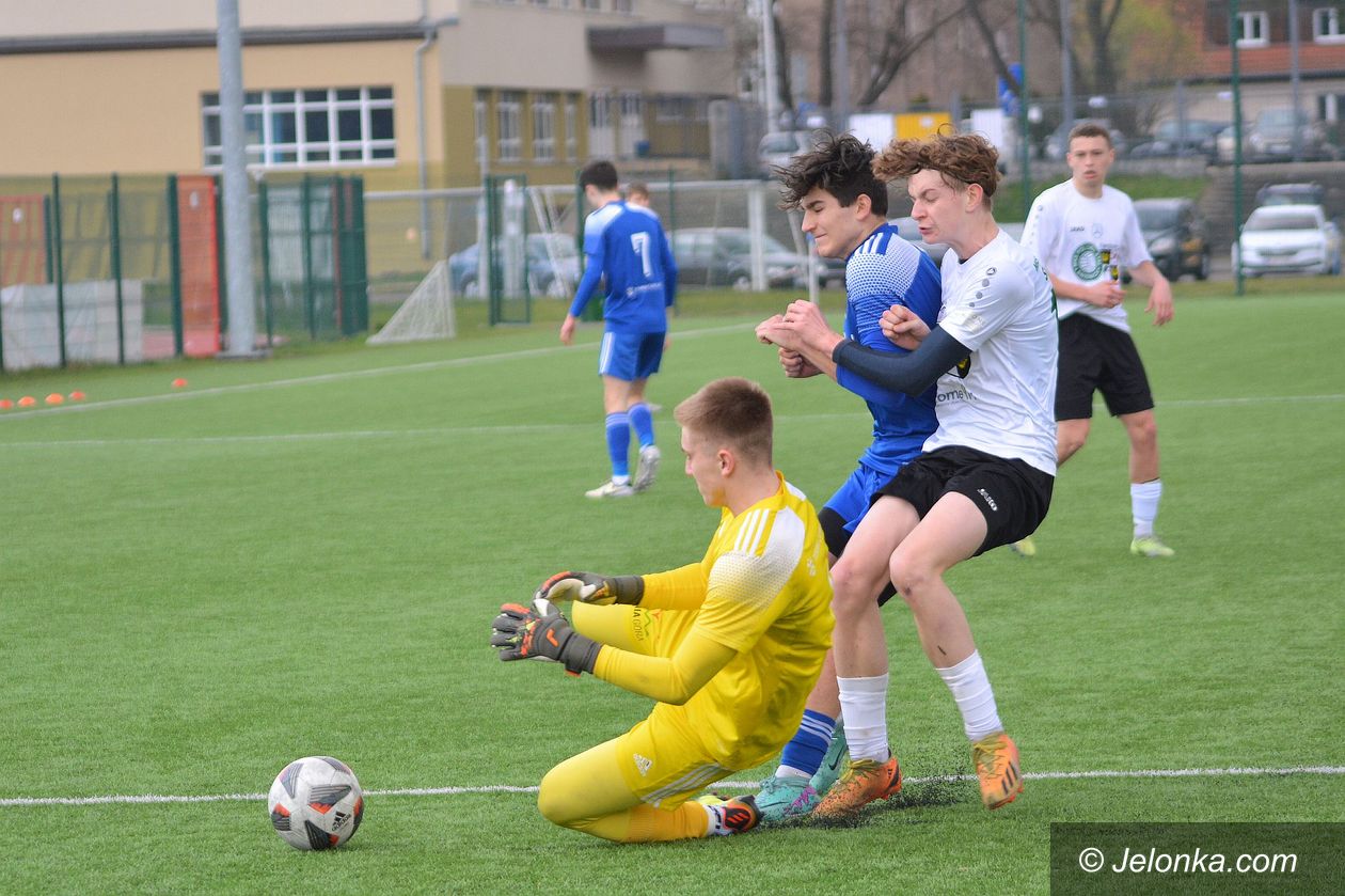 Jelenia Góra: Biało–zieloni lepsi od biało–niebieskich