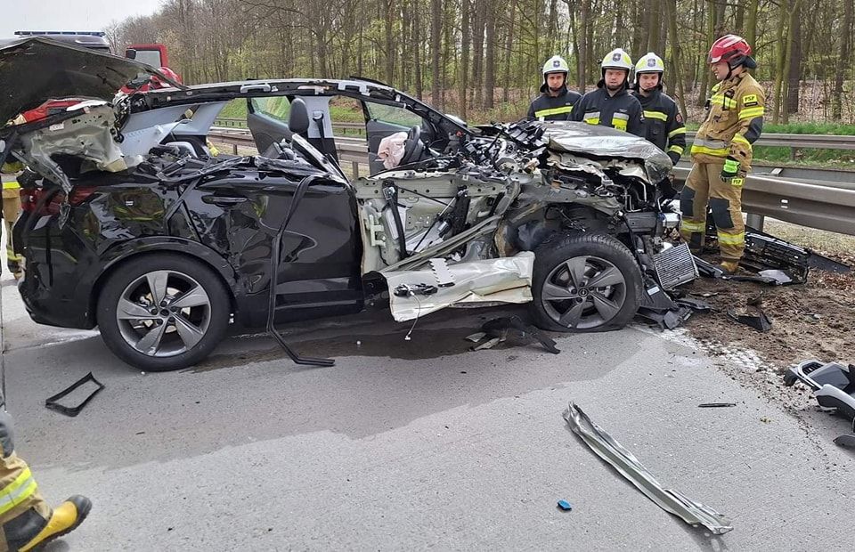 Autostrada A4: Zderzenie na A4