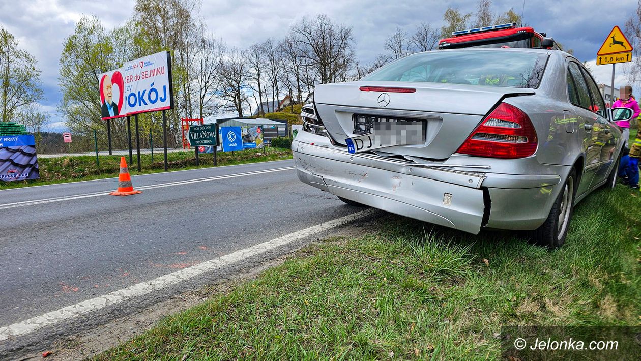 Jelenia Góra: Kolizja na Sudeckiej
