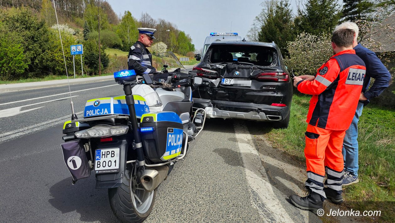 Jelenia Góra: Ciężarówką w BMW