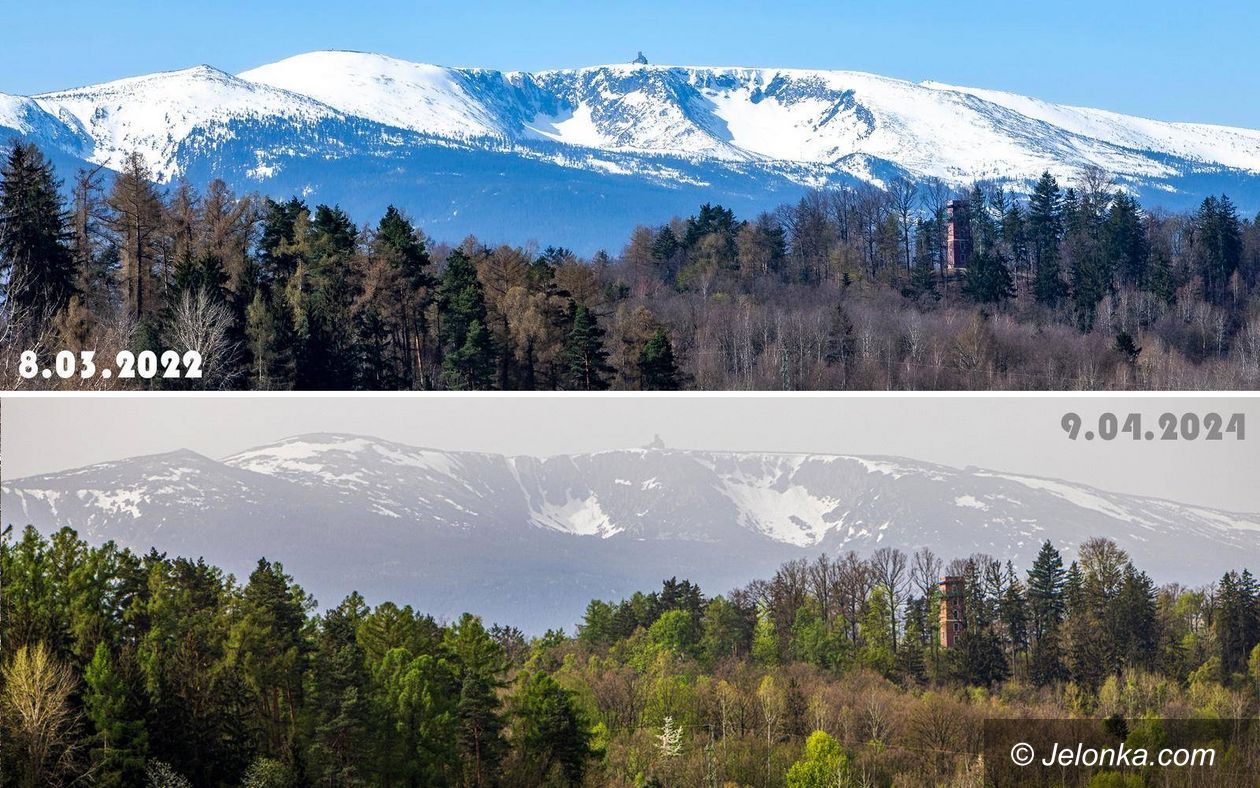 Karkonosze: Znowu pyli znad Sahary
