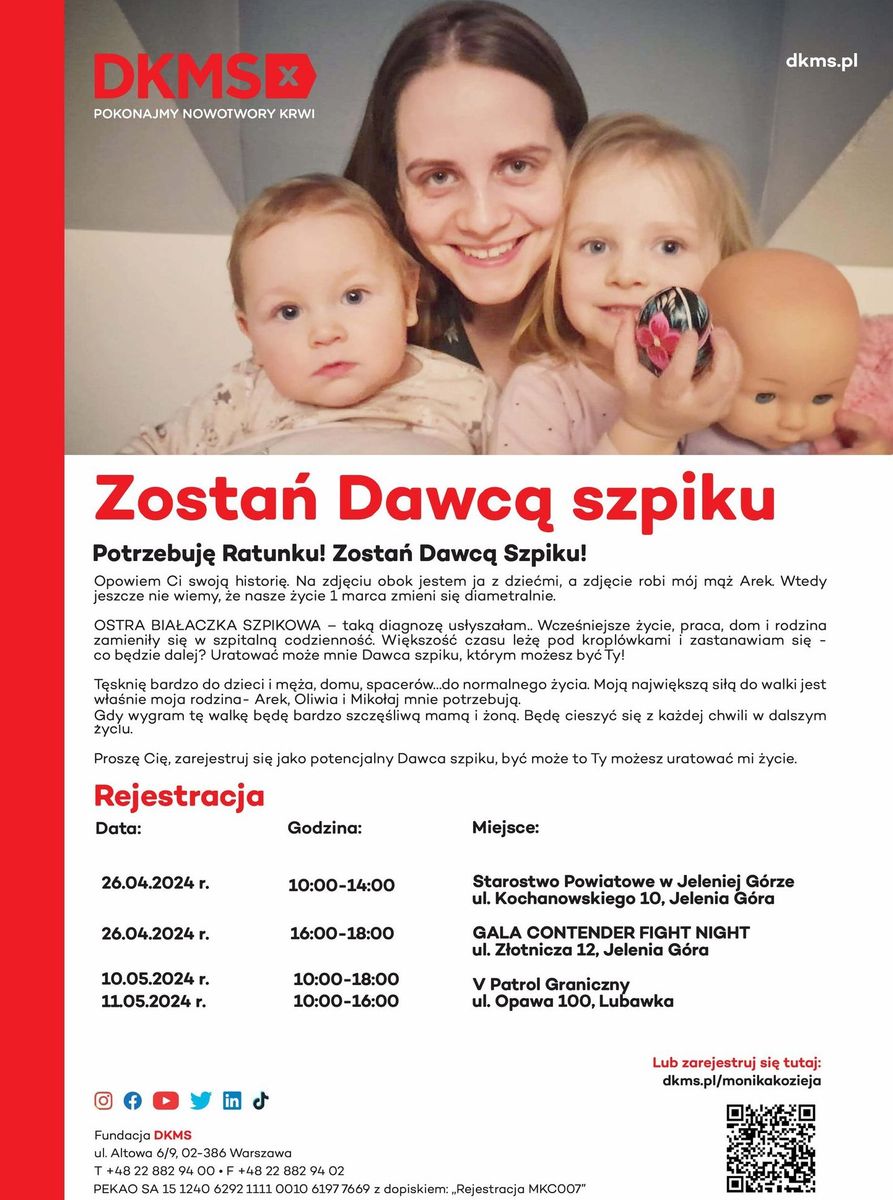 Powiat: Zostań dawcą szpiku