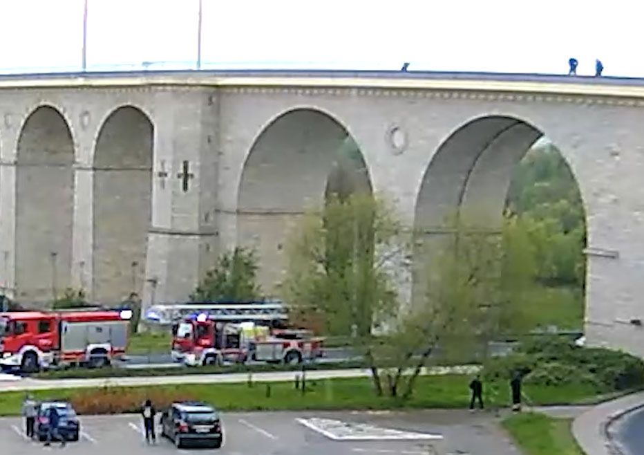 Bolesławiec: Skoczył z wiaduktu