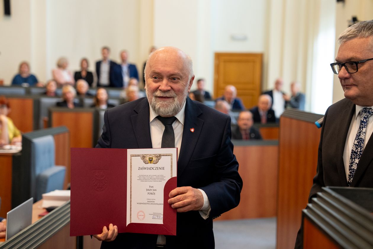 Dolny Śląsk: Jerzy Pokój Przewodniczącym Sejmiku