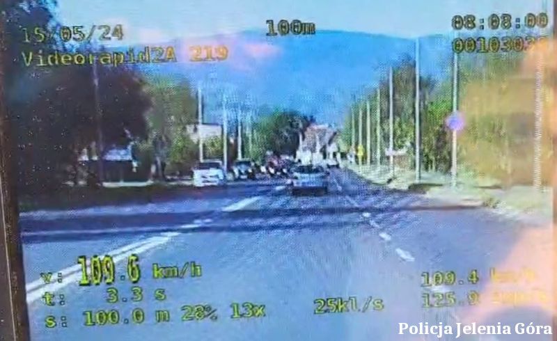 Jelenia Góra: Jechał "stówą" przez Wolności