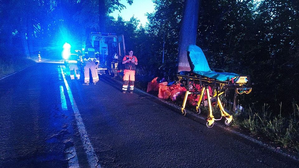 Jelenia Góra: Pożar karetki przewożącej pacjenta