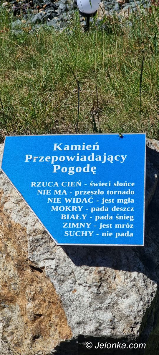Jelenia Góra z bliska: Kamień "przepowiada" pogodę