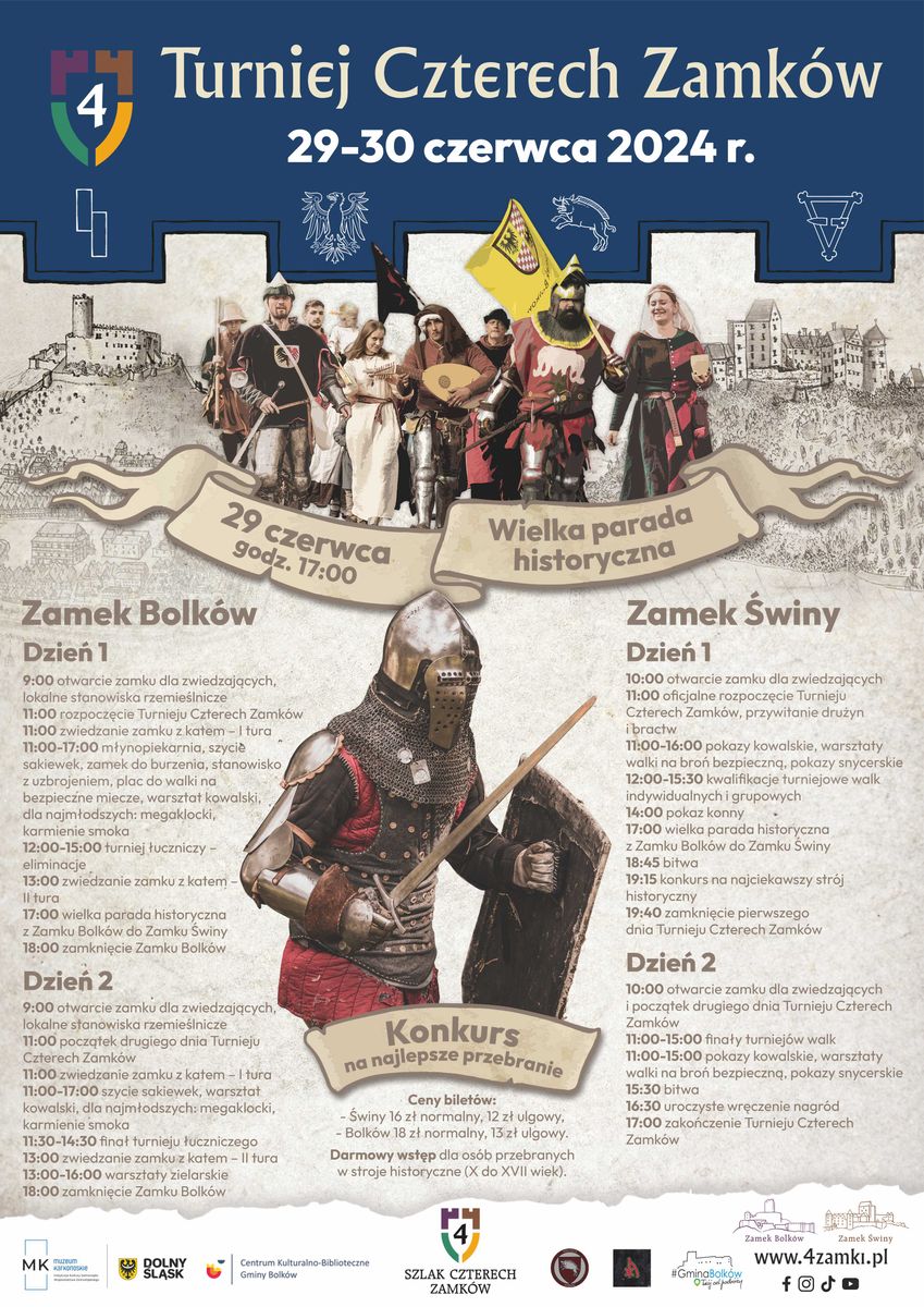Zamek Bolków: Turniej na Zamku Bolków i Świny