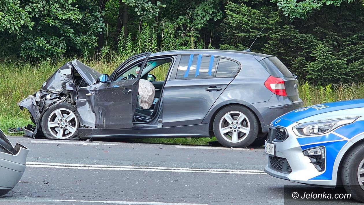 Jelenia Góra: Zderzenie przy wylocie na Zgorzelec