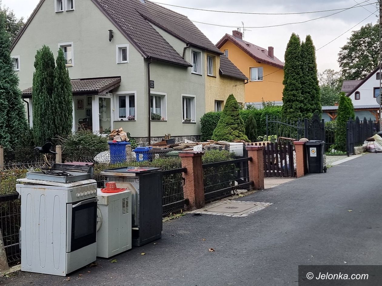 Cieplice: Krajobraz na Mieszka I po powodzi
