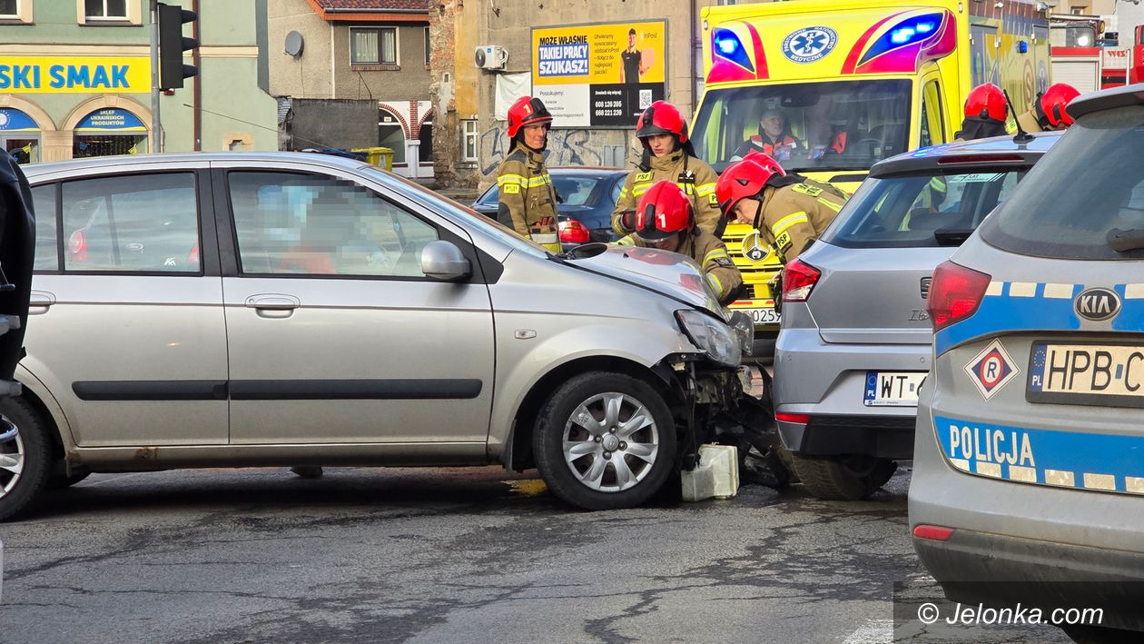 Jelenia Góra: Kolizja na Placu