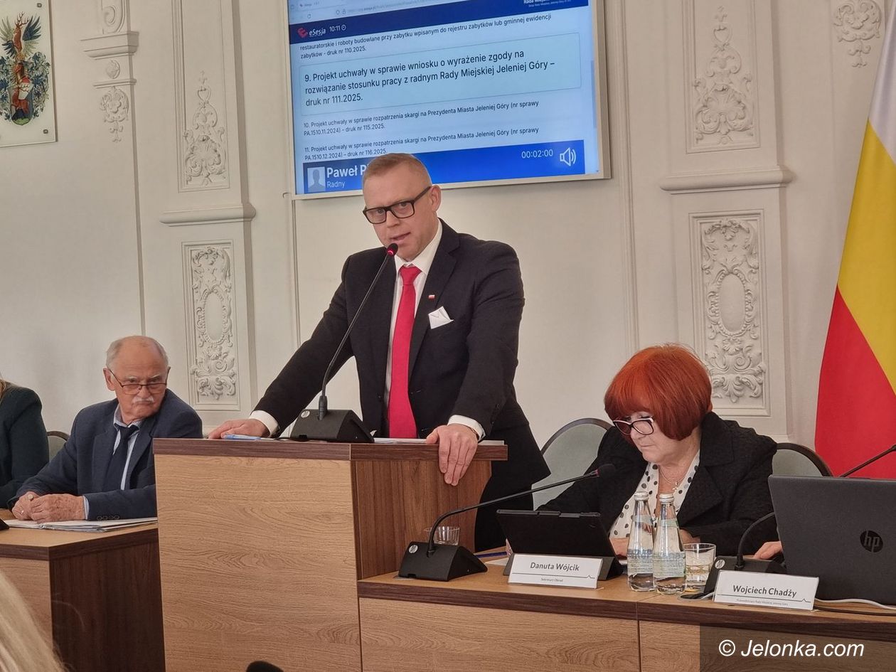 Jelenia Góra: Koalicja zezwoliła na zwolnenie radnego PiS