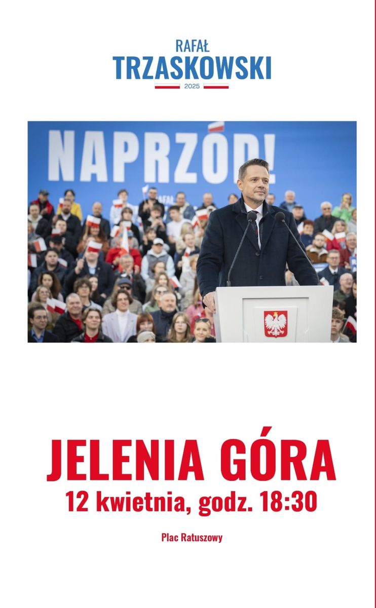 Jelenia Góra: Rafał Trzaskowski w Jeleniej Górze