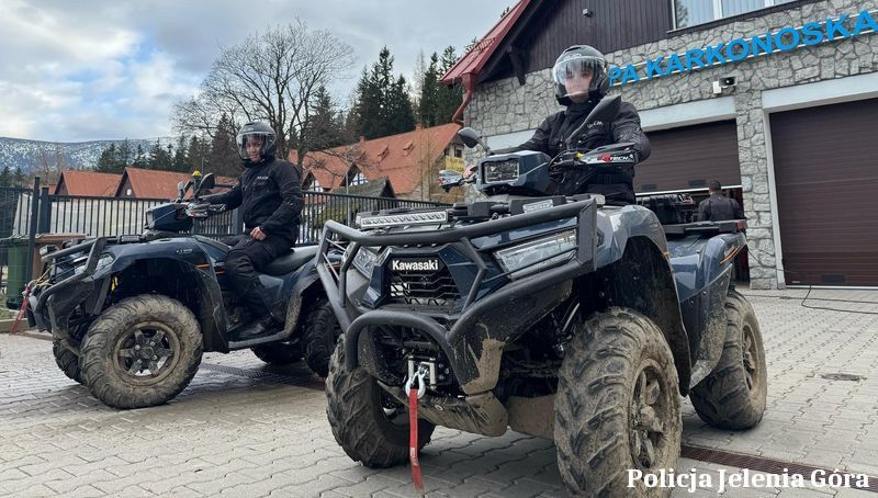 Powiat karkonoski: Policjanci szkolili się na quadach