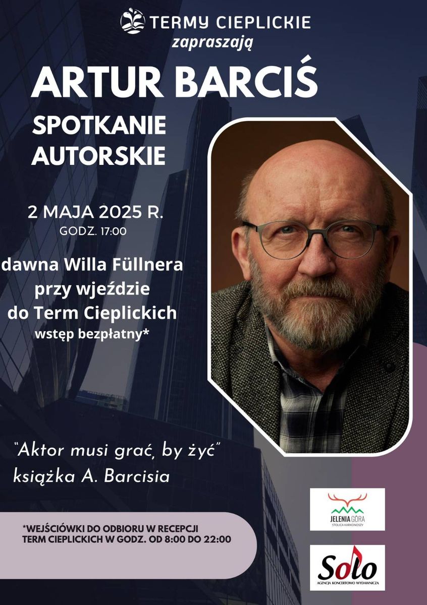 Jelenia Góra: Spotkanie autorskie z Arturem Barcisiem w Jeleniej Górze