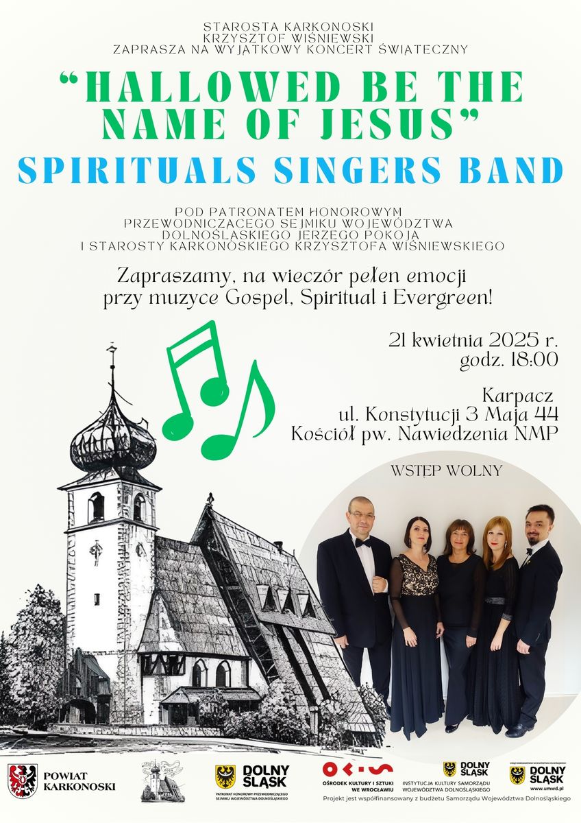 Powiat karkonoski: Świąteczny koncert Spirituals Singers Band