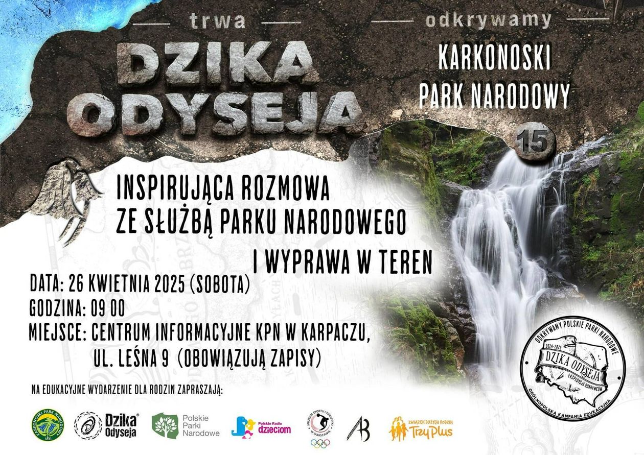 Karpacz: Dzika Odyseja, ekspedycja odkrywców w Karkonoskim Parku Narodowym.