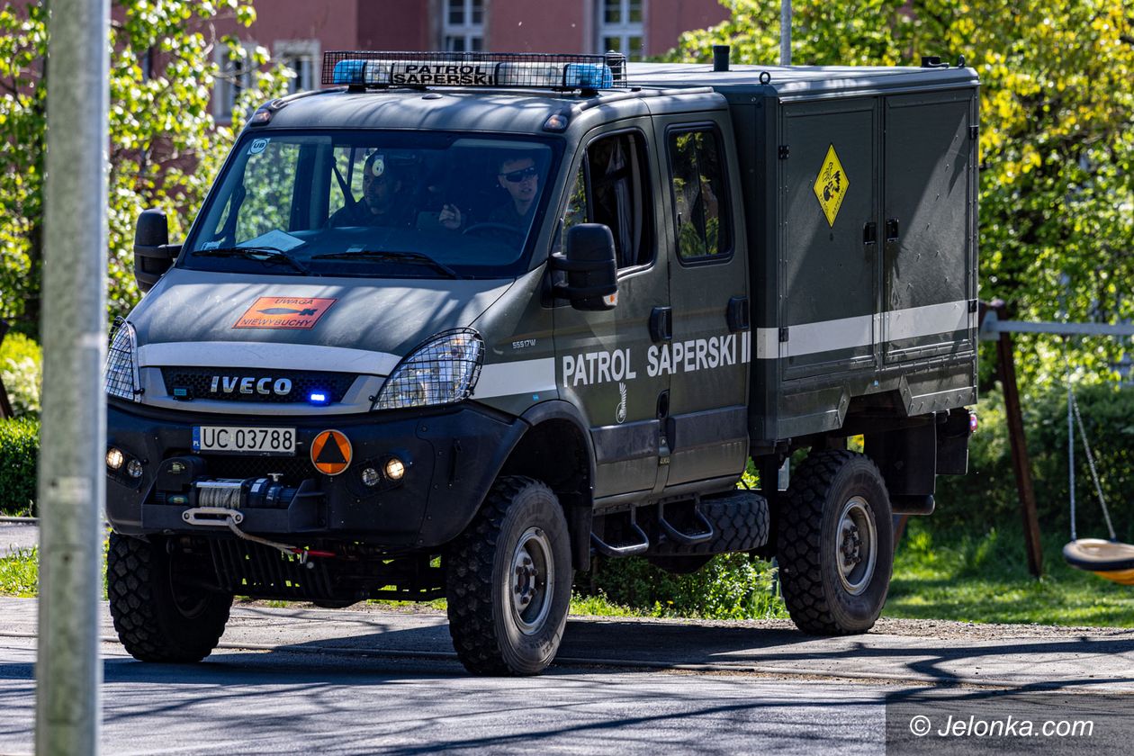 Jelenia Góra: Niewybuch na Zjednoczenia Narodowego