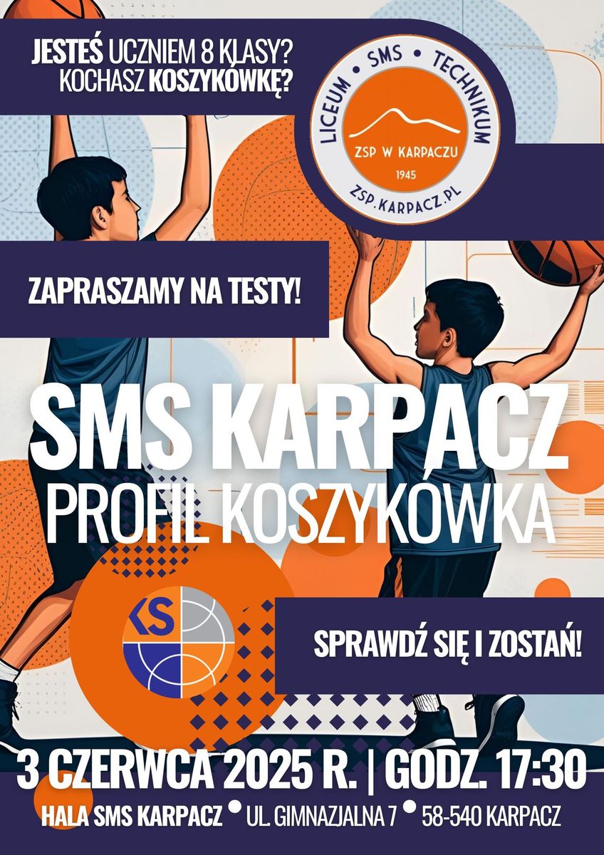 Karpacz: Zapraszają do klasy koszykarskie w SMS
