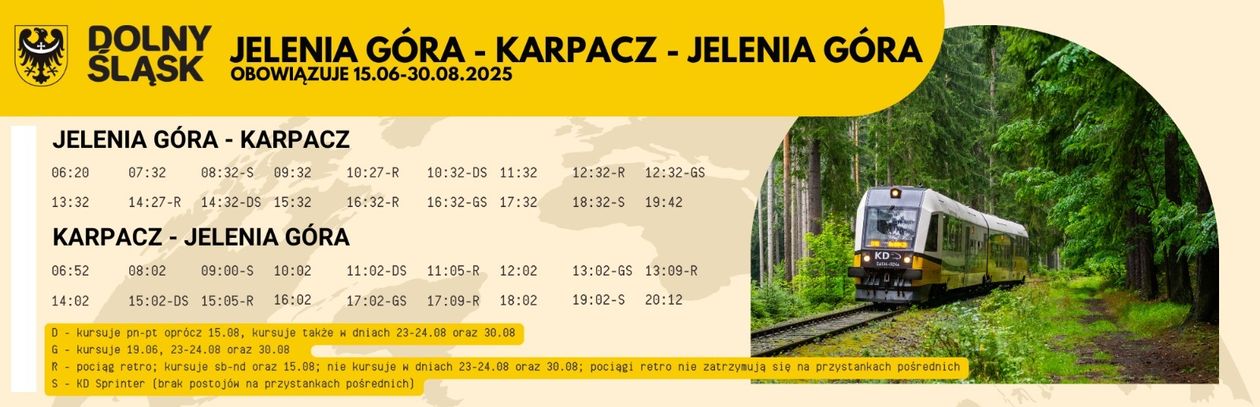 Karpacz: Będzie 14 pociągów do Karpacza