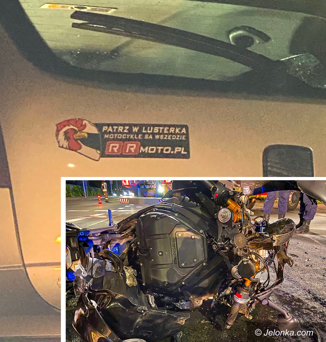 Jelenia Góra: Wypadek na Wolności – igranie ze śmiercią