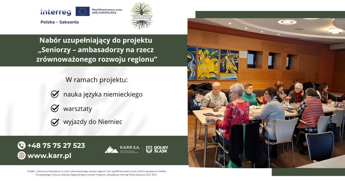 Jelenia Góra: Kurs języka niemieckiego dla seniorów