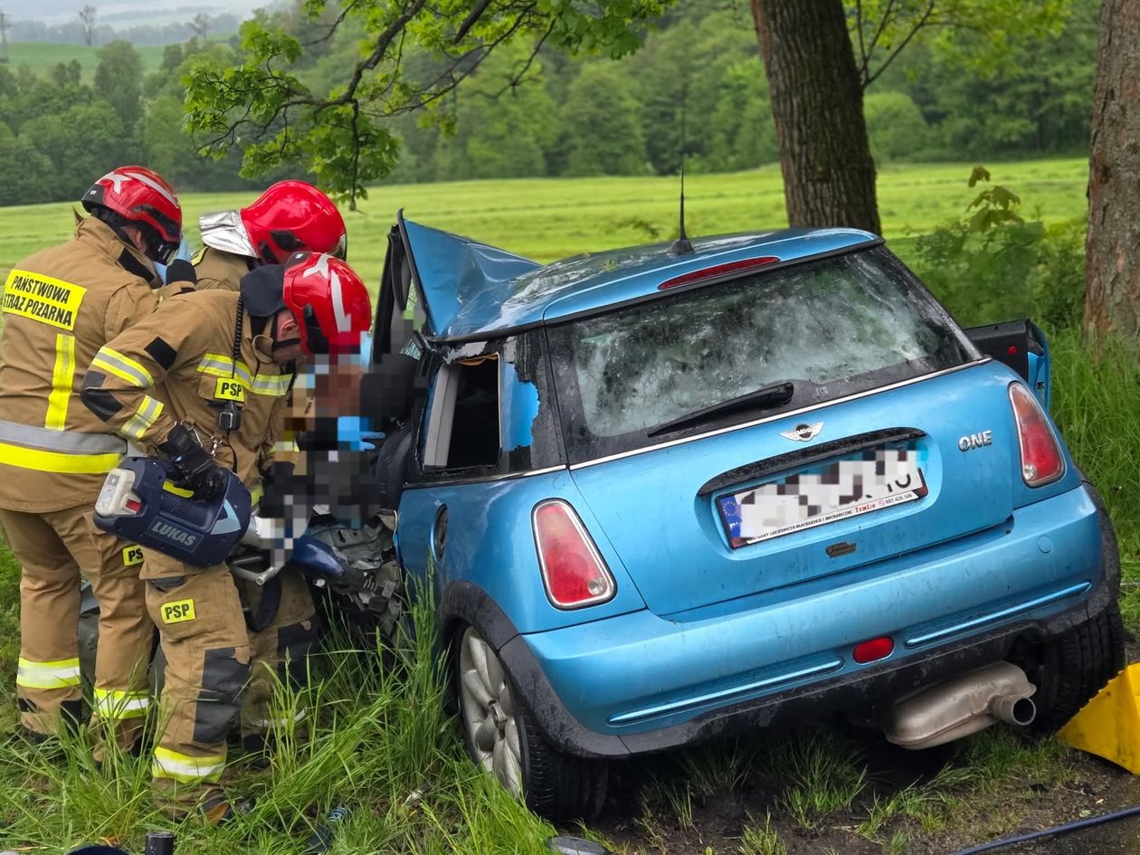 Ciechanowice: Dramatyczny wypadek w Ciechanowicach