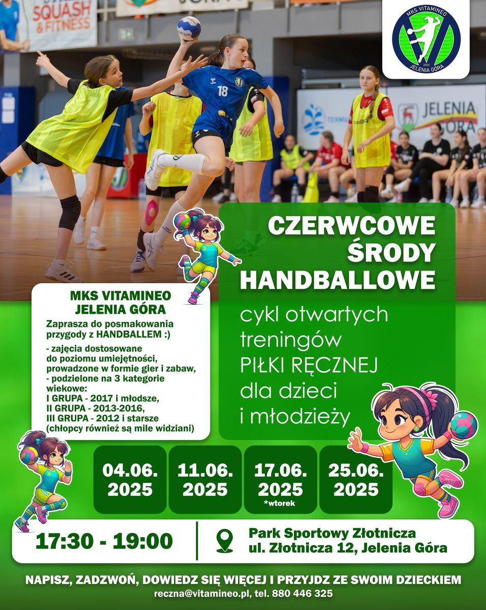 Jelenia Góra: Zapraszają na Czerwcowe Środy Handballowe