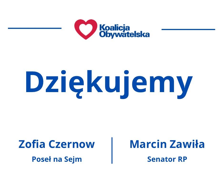 Powiat: Podziękowania za poparcie