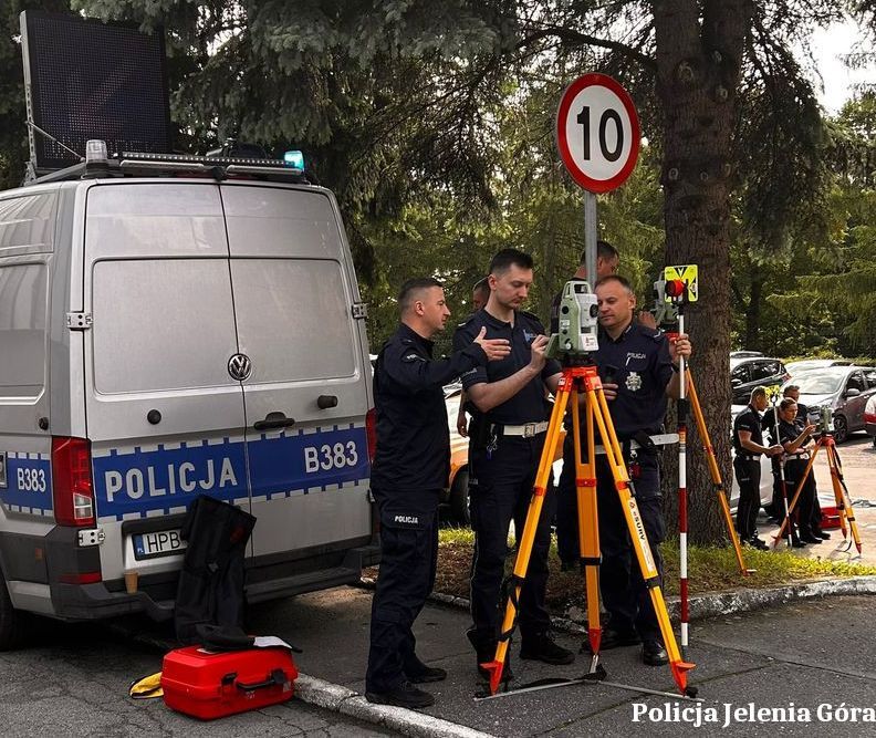 Jelenia Góra: Laserowa precyzja na miejscu wypadku
