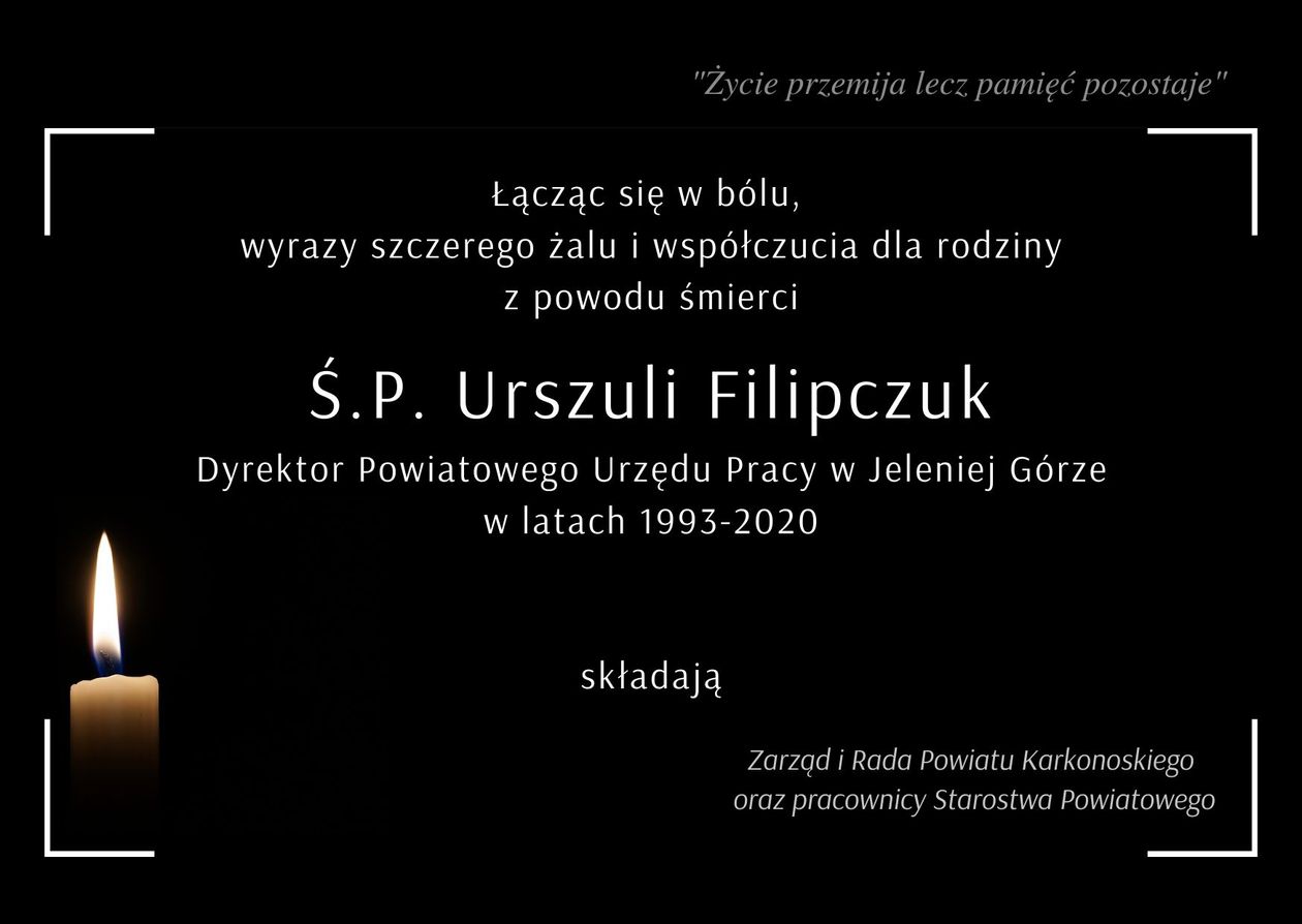 Jelenia Góra: Nie żyje Urszula Filipczuk