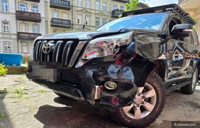 Zderzenie trzech aut na ul. Wojska Polskiego