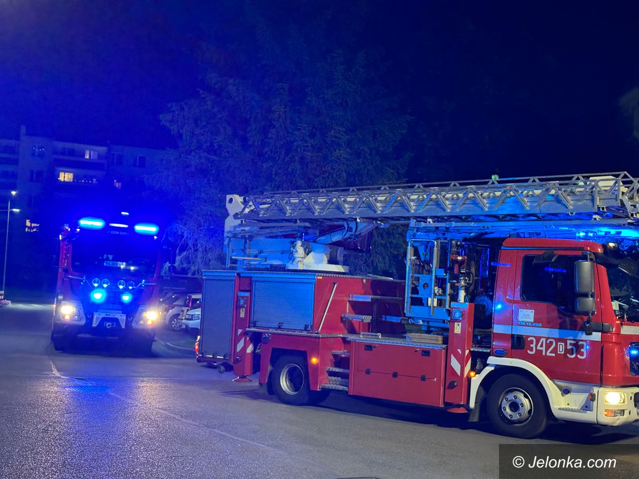 Jelenia Góra: Alarm gazowy na Sygietyńskiego