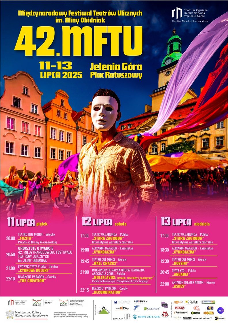 Jelenia Góra: Wkrótce 42. Festiwal Teatrów Ulicznych im. Aliny Obidniak