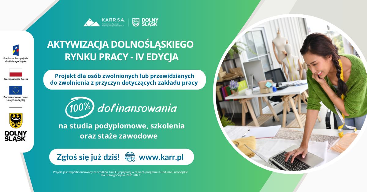 Dolny Śląsk: Uzyskaj 100% dofinansowania!