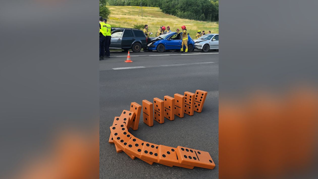 Rybnica: Wypadek w Rybnicy – efekt domina