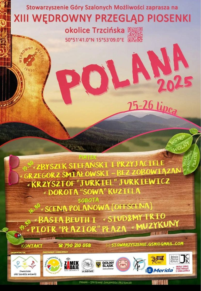 Trzcińsko: Polana 2025 – XIII Wędrowny Przegląd Piosenki