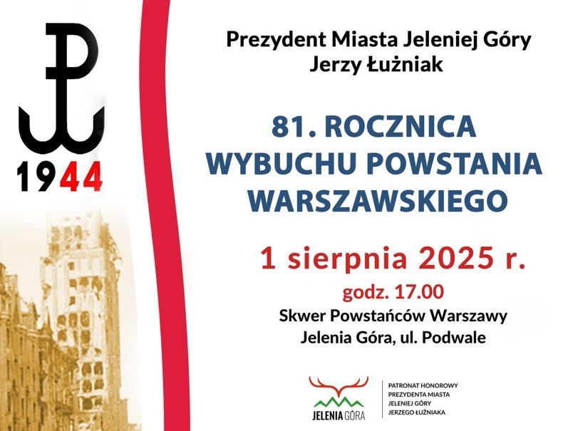 Jelenia Góra: 81. Rocznica Wybuchu Powstania Warszawskiego
