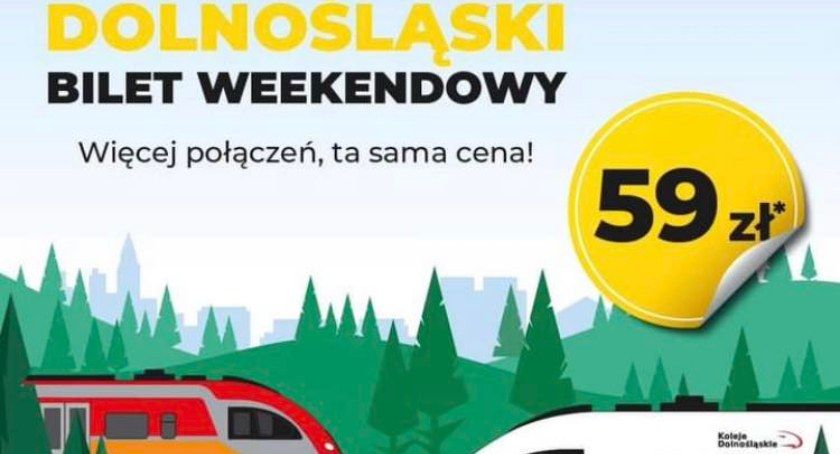 Dolny Śląsk: Tanie podróże koleją z biletem weekendowym